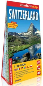 Switzerland Road and Tourist map / Szwajcaria mapa drogowo-turystyczna Skala: 1:350 000 Comfort!map
