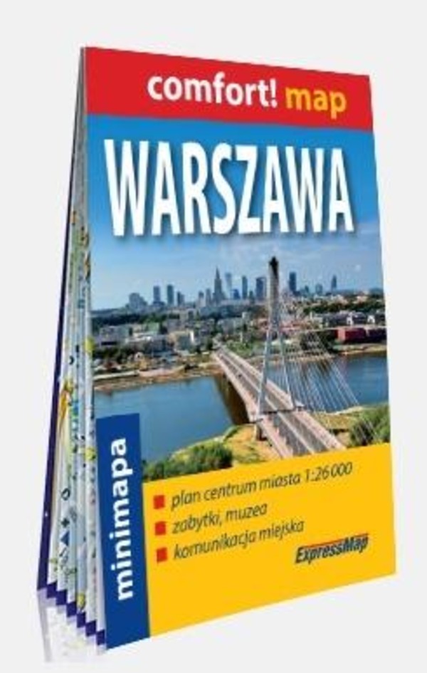Comfort! map Warszawa 1:29 000 laminat