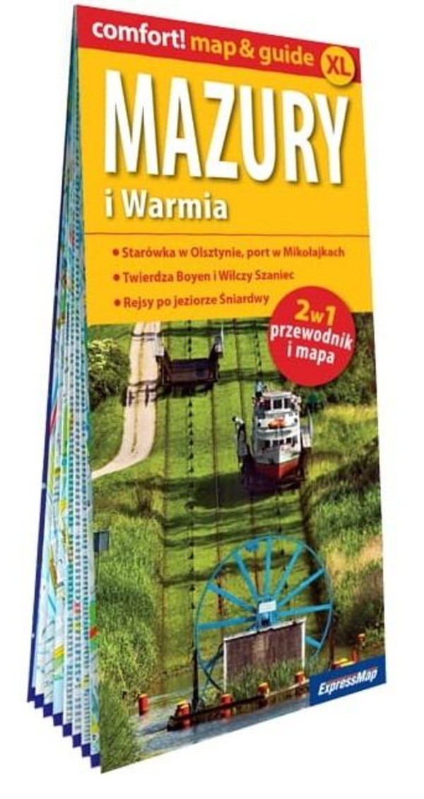 Comfort! map&guide Mazury i Warmia 2w1