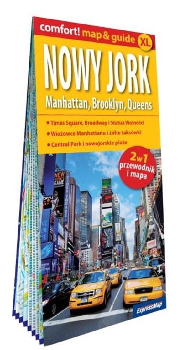 Comfort! map&guide Nowy Jork Manhattan 2w1