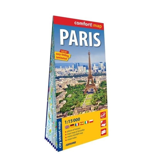 Comfort!map Paris (Paryż) 1:15000