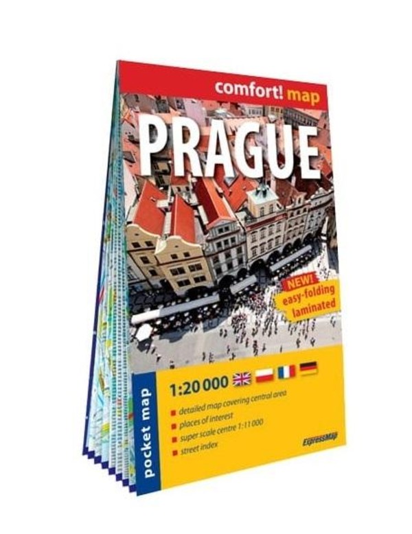 Comfort!map Prague pocket 1:20 000