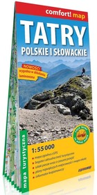 Tatry Polskie i Słowackie Mapa turystyczna Skala: 1:55 000