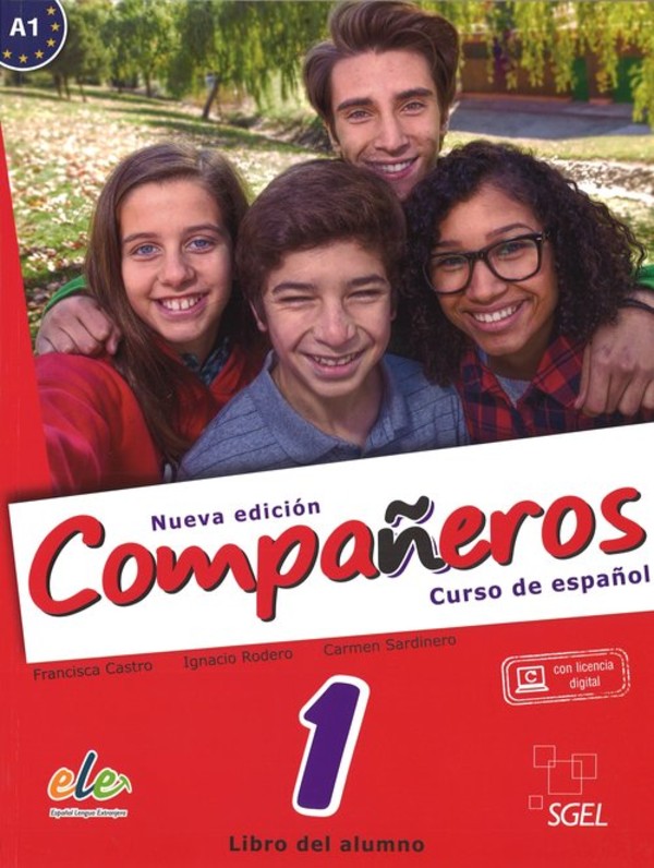 Companeros 1. Libro del alumno Podręcznik + licencia digital Nueva edicion