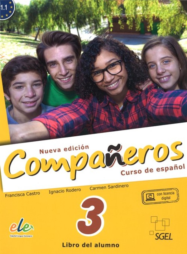 Companeros 3. Libro del alumno Podręcznik + licencia digital Nueva edicion