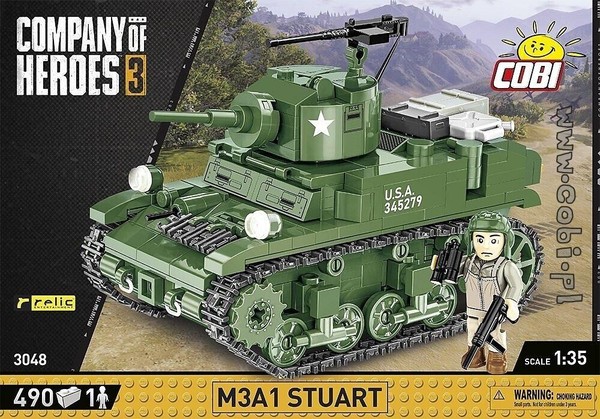 Klocki Czołg M3A1 Stuart Company of Heroes 3