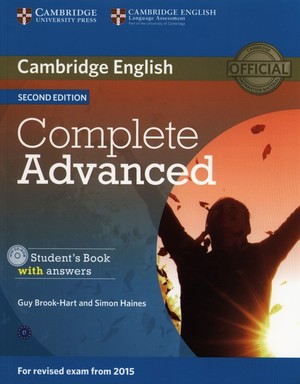 Complete Advanced. Student`s Book Podręcznik + answers + CD (z kluczem) (2014)