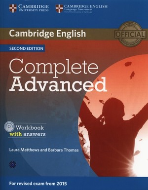 Complete Advanced. Workbook Zeszyt ćwiczeń + Answers + CD (2014)
