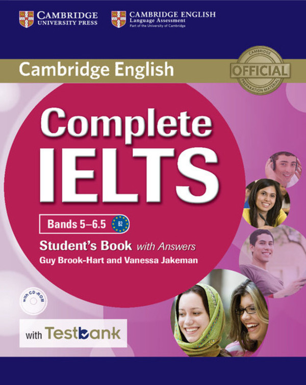 Complete IELTS Bands 5-6.5. Student`s Book Podręcznik + Answers + CD-ROM + Testbank (z odpowiedziami)