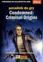 Condemned: Criminal Origins poradnik do gry - epub, pdf