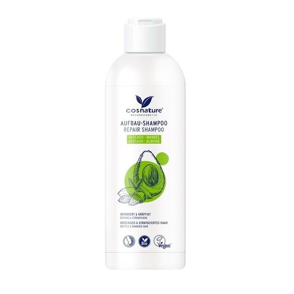 Repair Shampoo Naturalny regenerujący szampon do włosów z awokado i migdałami