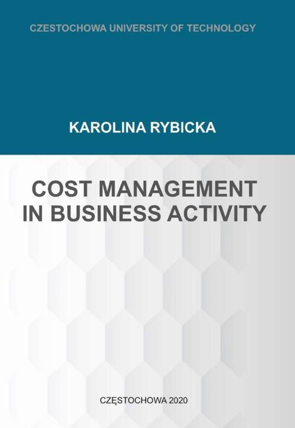 Cost Management in Business Activity - pdf