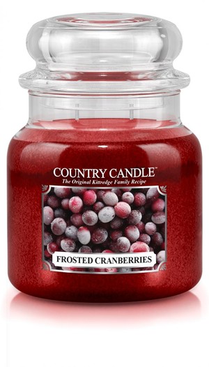 Frosted Cranberries - Średni słoik z 2 knotami