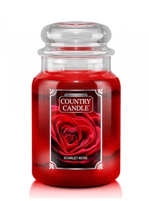 Scarlet Rose - Duży słoik z 2 knotami