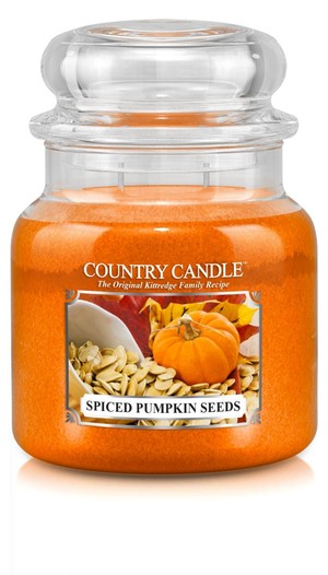 Spiced Pumpkin Seeds - Średni słoik z 2 knotami