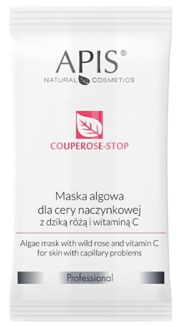 Couperose-Stop Maska algowa dla cery naczynkowej z dziką różą i witaminą C