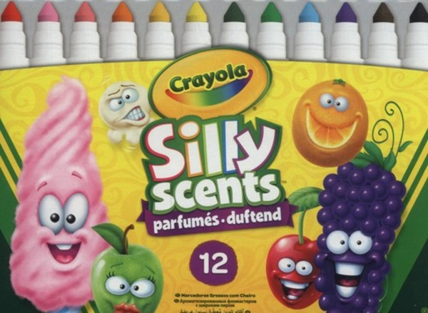 Crayola Silly Scents Markery słodkie zapachy 12 kolorów