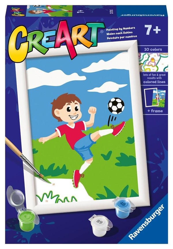 Malowanie po numerach CreArt dla dzieci Piłka nożna