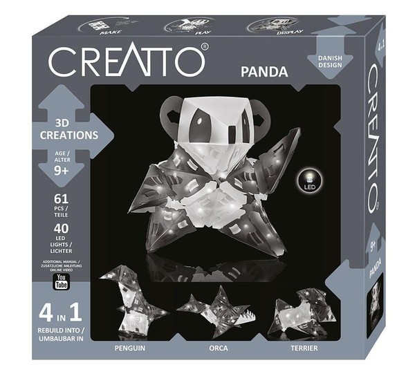 Creatto Świecąca Panda i Przyjaciele PIATNIK