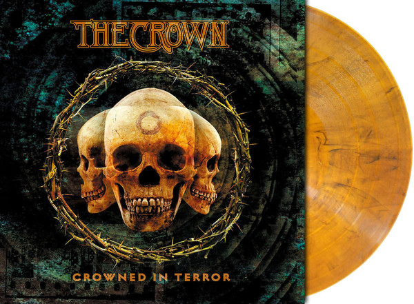 Crowned In Terror Amber Marbled (vinyl)