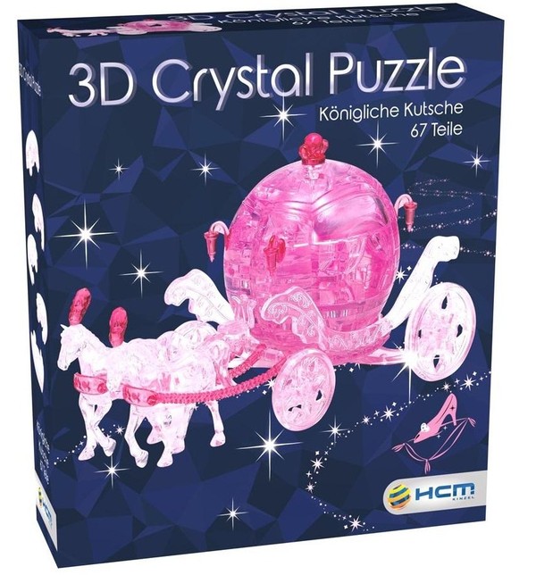 Puzzle Crystal duże Kareta 67 elementów