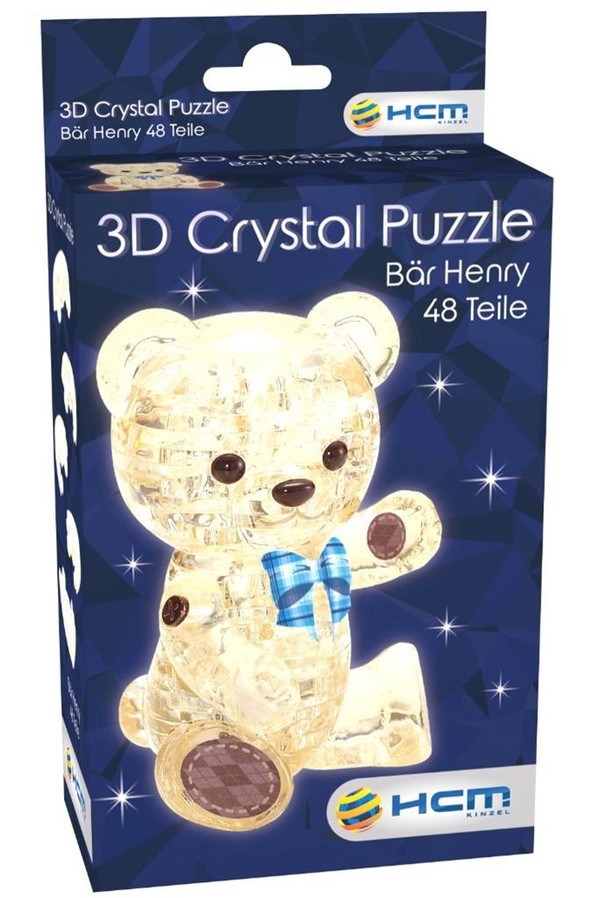 Puzzle Crystal Miś Henry brązowy 48 elementów