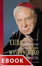 Okładka:Cuda błogosławionego kardynała Stefana Wyszyńskiego. Świadectwa 