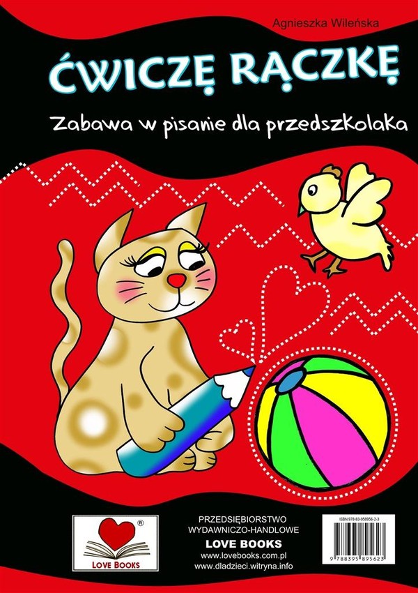 Ćwiczę rączkę Zabawa w pisanie dla przedszkolaka