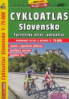 Cykloatlas Slovensko / Słowacja Atlas rowerowy Skala: 1:75 000