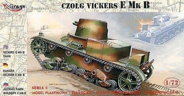 Model Czołg Vickers E Mk B