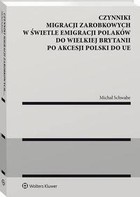 Okładka:Czynniki migracji zarobkowych w świetle emigracji Polaków do Wielkiej Brytanii po akcesji Polski do UE 