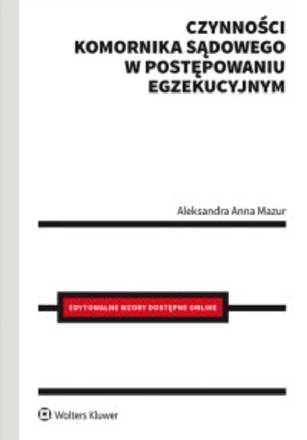 Czynności komornika sądowego w postępowaniu egzekucyjnym - epub, pdf