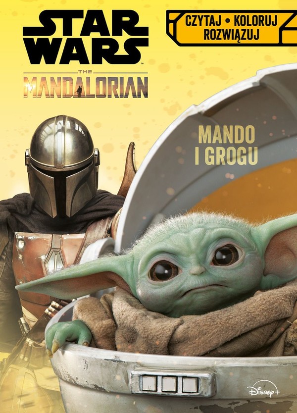 Mando i Grogu Czytaj koloruj rozwiązuj Star Wars The Mandalorian