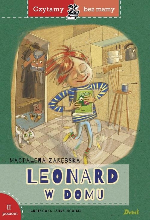 Leonard w domu Czytamy bez mamy Poziom 2