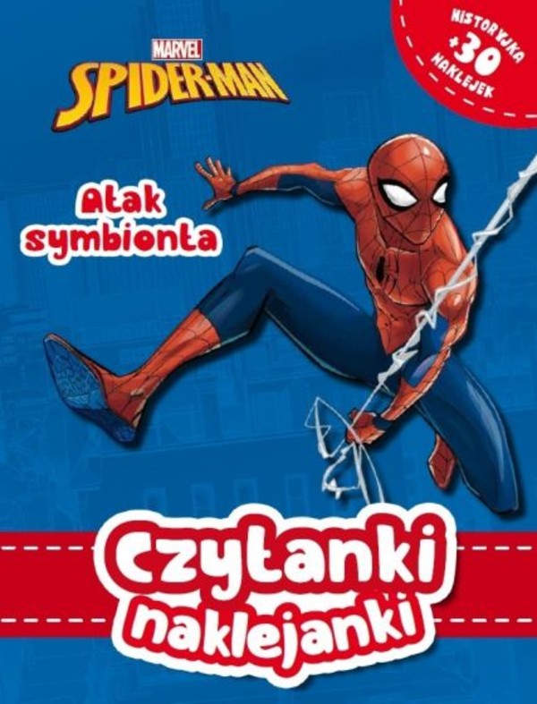 Czytanki naklejanki Atak symbionta Marvel Spider-Man