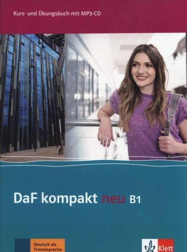 DaF Kompakt Neu B1. Kurs- Podręcznik + Ubungsbuch Zeszyt ćwiczeń + CD