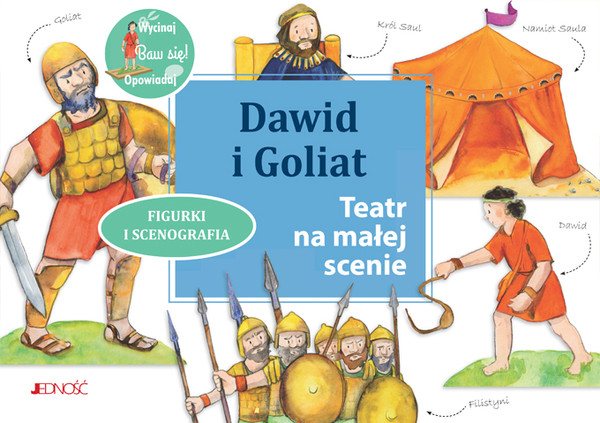 Dawid i Goliat Teatr na małej scenie Figurki i scenografia