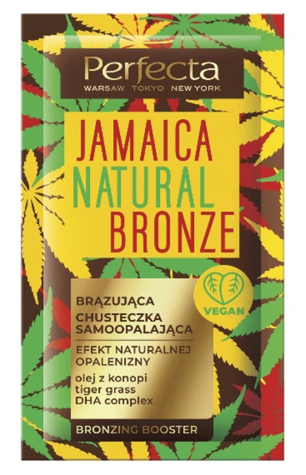 Jamaica Natural Brązująca chusteczka samoopalająca