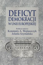 Deficyt demokracji w Unii Europejskiej - pdf