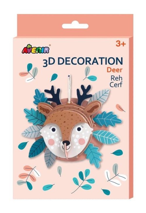 Dekoracje 3D - jeleń