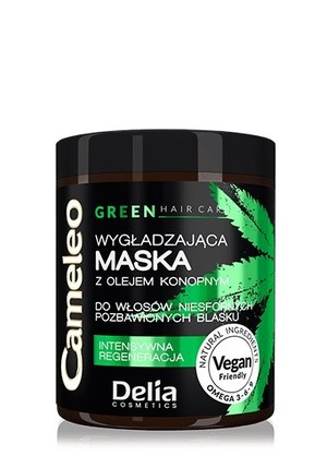 Cameleo Green Maska do włosów wygładzająca z olejem konopnym