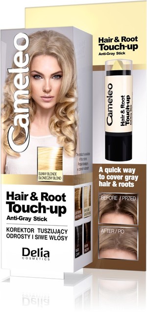 Cameleo Hair & Root Touch-up Słoneczny blond Korektor tuszujący odrosty i siwe włosy