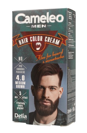 Cameleo Men 4.0 Medium brown Krem koloryzujący do włosów, brody i wąsów