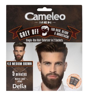 Cameleo Men 4.0 Medium brown Krem koloryzujący do włosów, brody i wąsów
