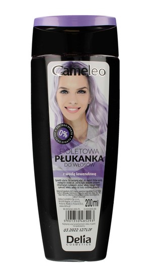 Cameleo Płukanka do włosów fioletowa z wodą lawendową