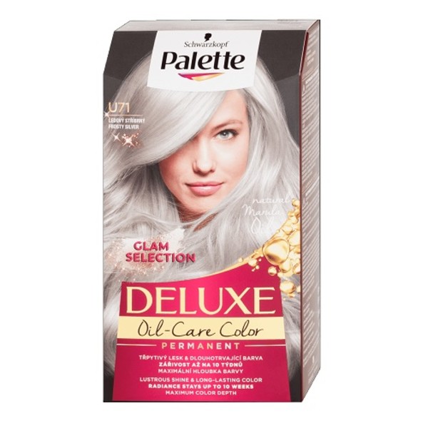 Deluxe Oil-Care U71 Mroźne Srebro Farba do włosów z mikroolejkami