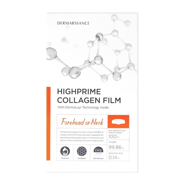 Forehead Or Neck Highprime Collagen Film Płatki kolagenowe na czoło lub szyję