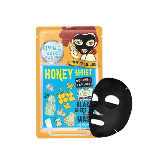 Honey Moist Black Nawilżająca maska w płachcie