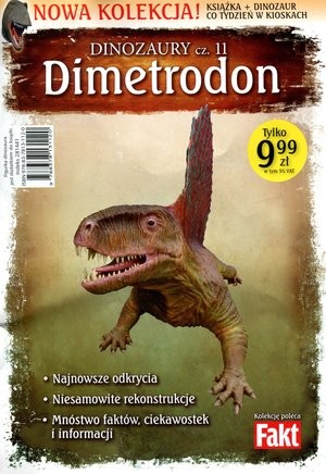 Dimetrodon Dinozaury cz.11 Książka + figurka