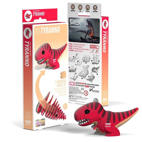 Eko Układanka 3D Dinozaur Tyranozaur 20 elementów